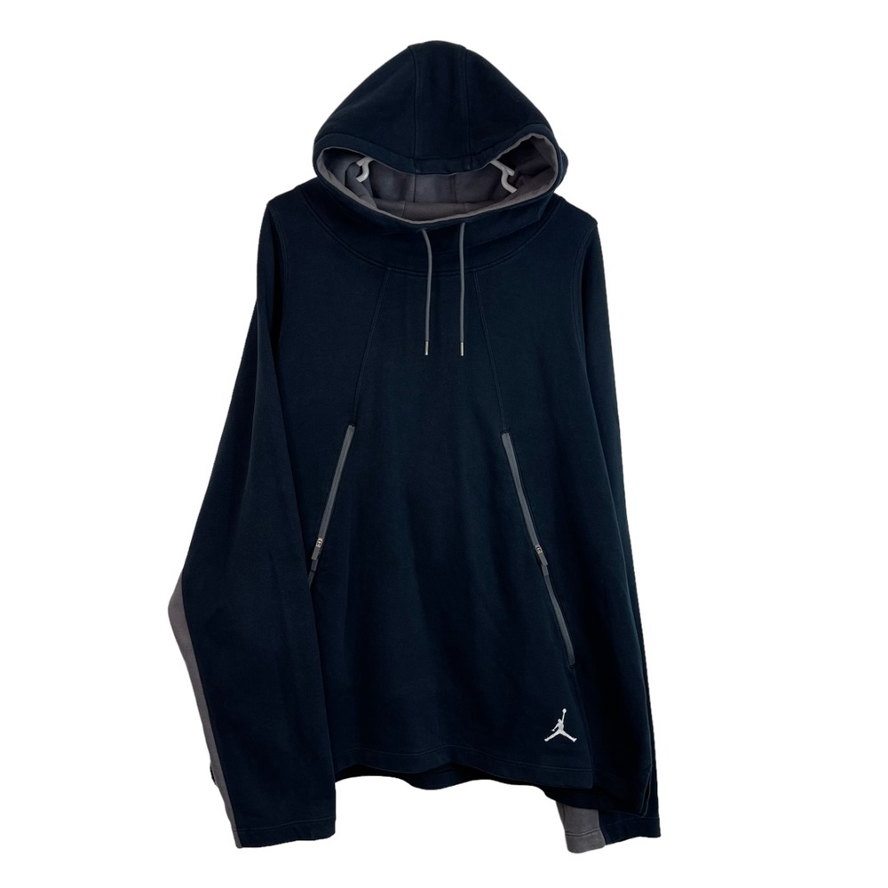 Nike‎ Jordan Jumpman Pullover Hoodie - Black/Gray Size XXL